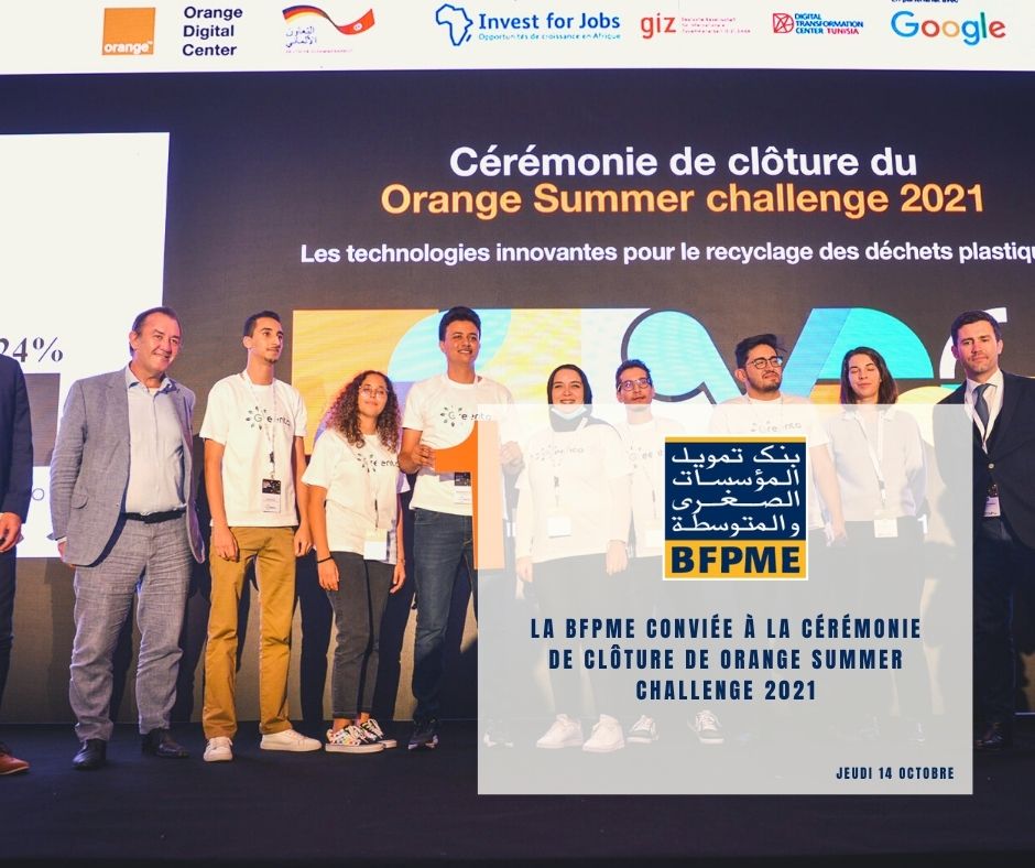 Lire la suite à propos de l’article Participation de la BFPME à la cérémonie de clôture de Orange Summer Challenge 2021.